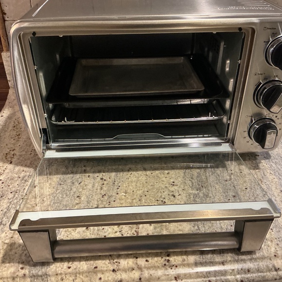 Oster Stainless Steel 6 Slice Toaster Oven – Bake Broil Toast Warm, Turbo, Works - Picture 6 of 14